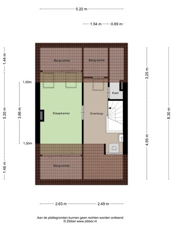 Floorplan - Erasmusstraat 14, 7412 DP Deventer